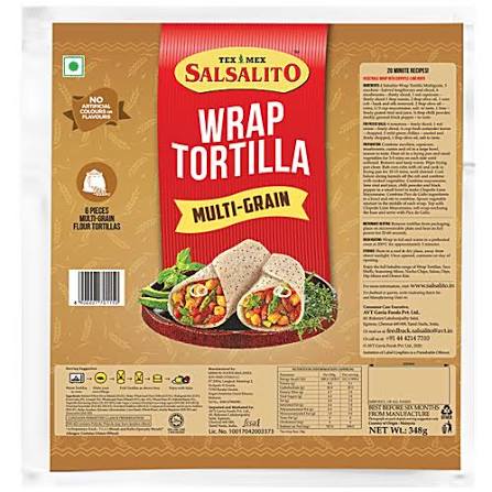 Salsalito Multigrain Tortilla Wraps - 6 pcs