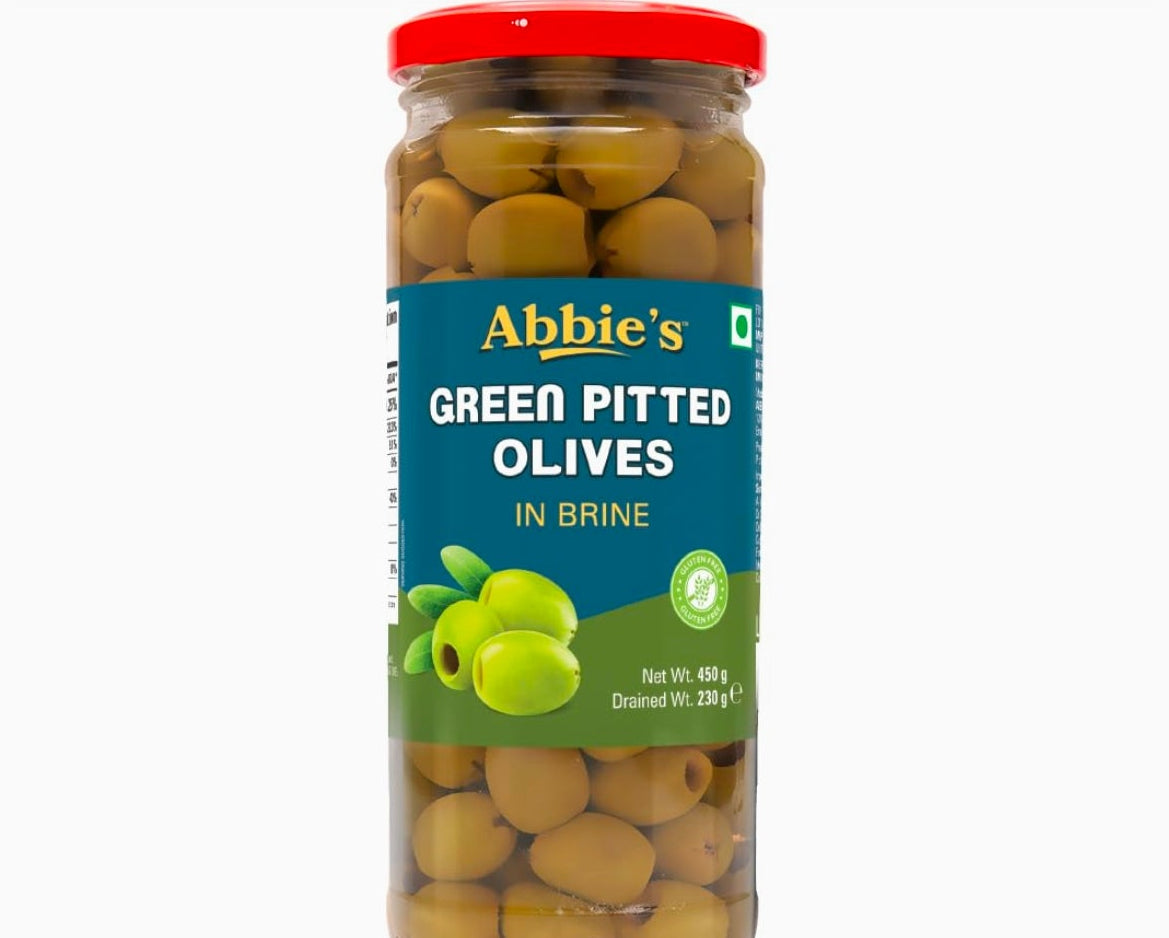 ABBIES Green Pitted Olives