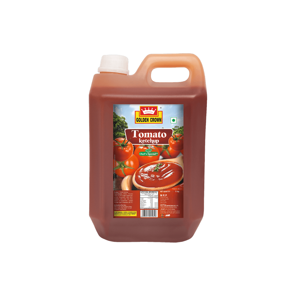 Golden Crown Ketchup Jar