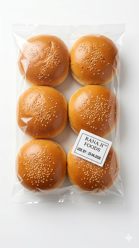 Kinaki Burger Buns - 6 Piece