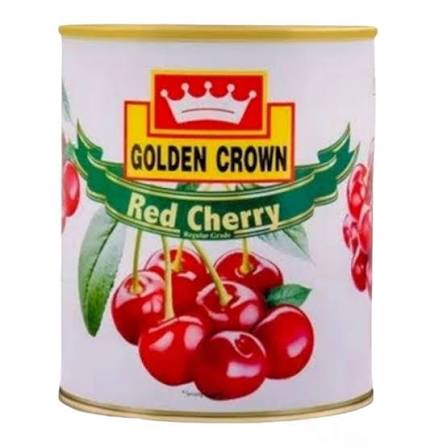 Golden crown Red Cherry Tin