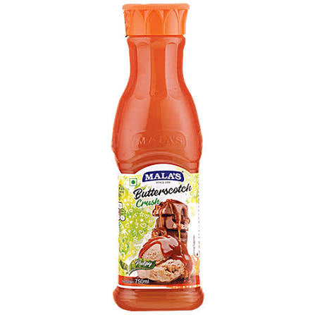 Malas Butterscotch Crush Syrup