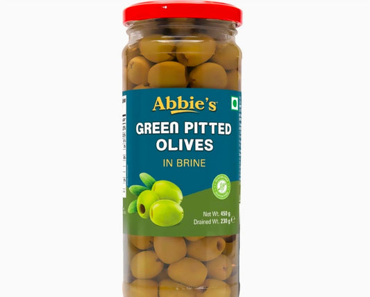ABBIES Green Pitted Olives
